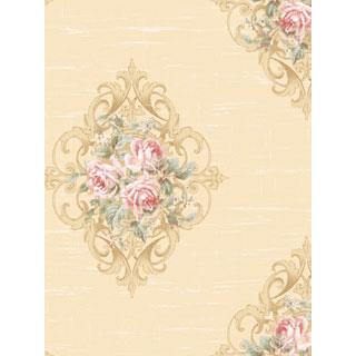 Seabrook Designs CL61401 Claybourne Acrylic Coated  Wallpaper